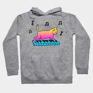 Piano Cat Hoodie